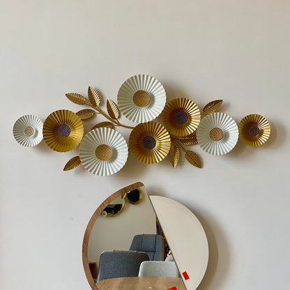 NESTO🍁Lumière Murale 3D en Fer Forgé – Décoration de Luxe 120x60 cm avec Éclairage LED