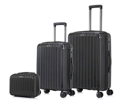 Set de 3 Valises Rigides + Vanity Case – Élégance, Sécurité & Mobilité