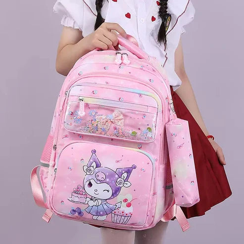 Sac à Dos Scolaire Étanche 17 pouces – Confort et Protection