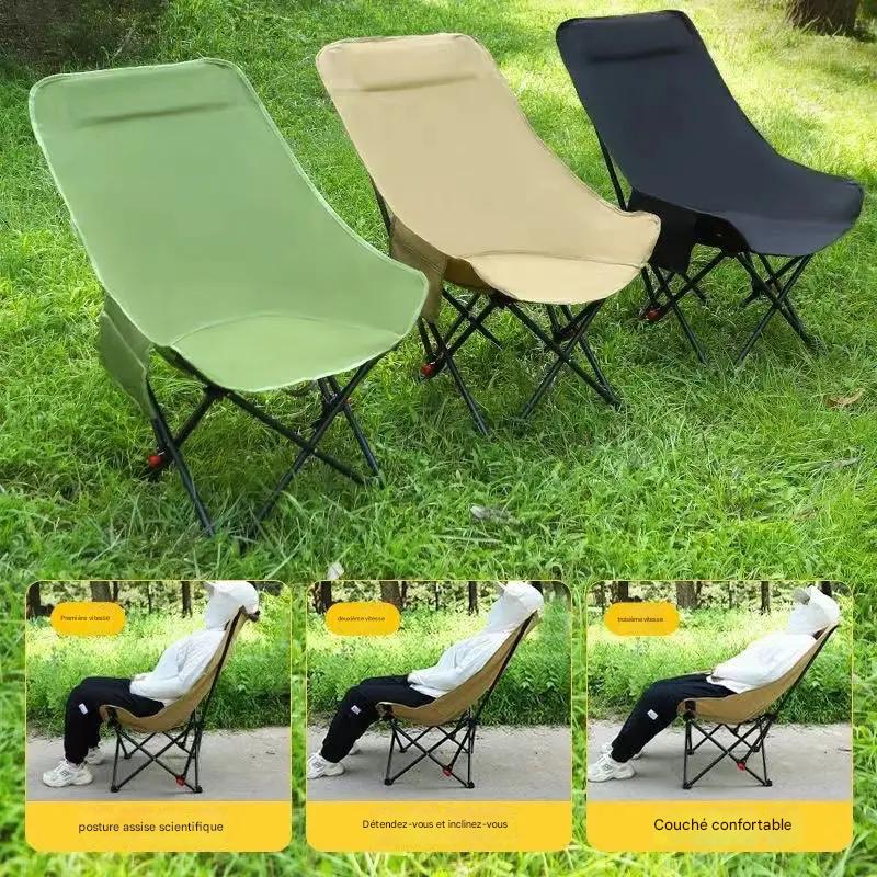 Chaise Moon Pliable – Légère, Compacte et Facile à Transporter