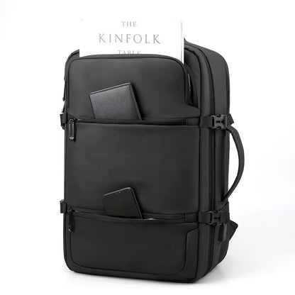 Sac à dos Business 2025 – Coque Dure Antivol avec Port USB