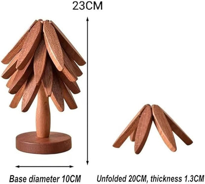 Lot de 4 dessous de plat en bambou