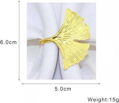 Lot de 6 anneaux de serviette en  mariage, et décoration de table à manger