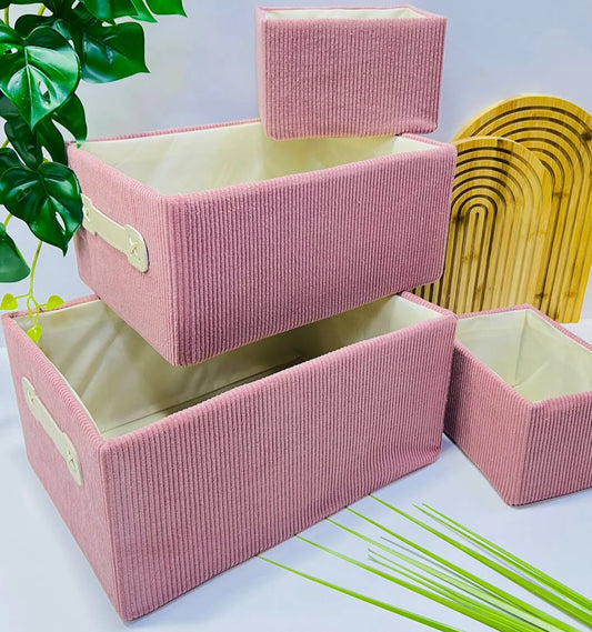 🧺 Lot de 4 Paniers de Rangement