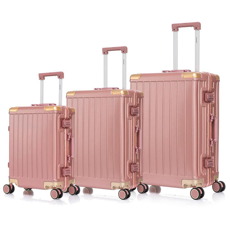 Set de 3 Valises Trolley-Élégantes et Robustes
