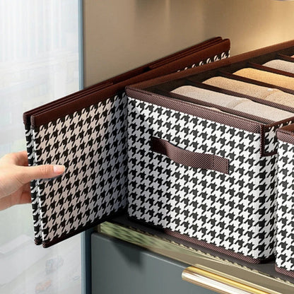 3 Armoire de Rangement Domestique avec Planche en PP et Boîtes de Rangement pour Chandails et T-Shirts