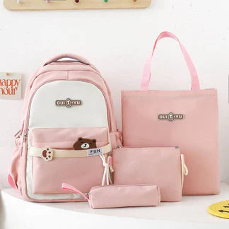 Set Scolaire 4 Pièces – Sac à Dos et Accessoires NESTO MAROC