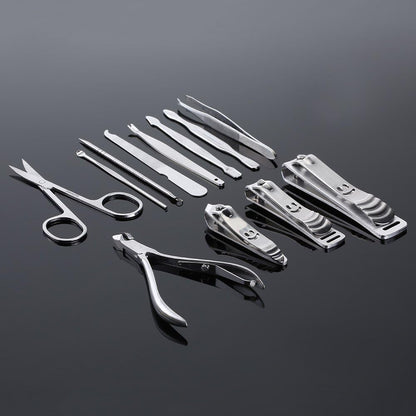 Set Manucure Pédicure 12 en 1 BinKe – Coupe-Ongles Inox