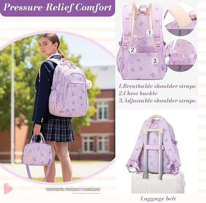 🎒 Sac à Dos Scolaire pour Enfants – Design Mignon & Plusieurs Couleurs 🌸