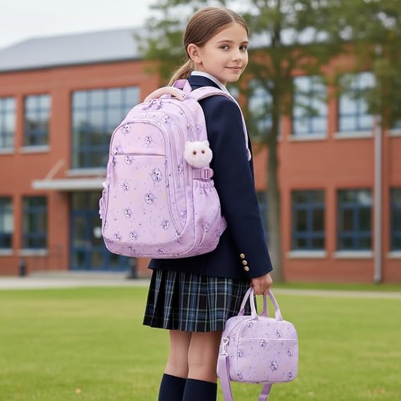 🎒 Sac à Dos Scolaire pour Enfants – Design Mignon & Plusieurs Couleurs 🌸