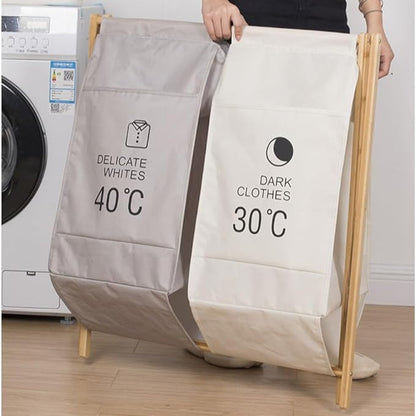 Panier à Linge Pliable Grande Capacité et Structure Robuste