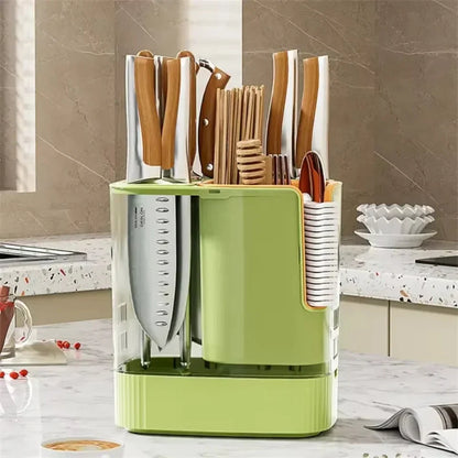 Porte-Couteau Rotatif Multifonctionnel pour Cuisine Nesto maroc