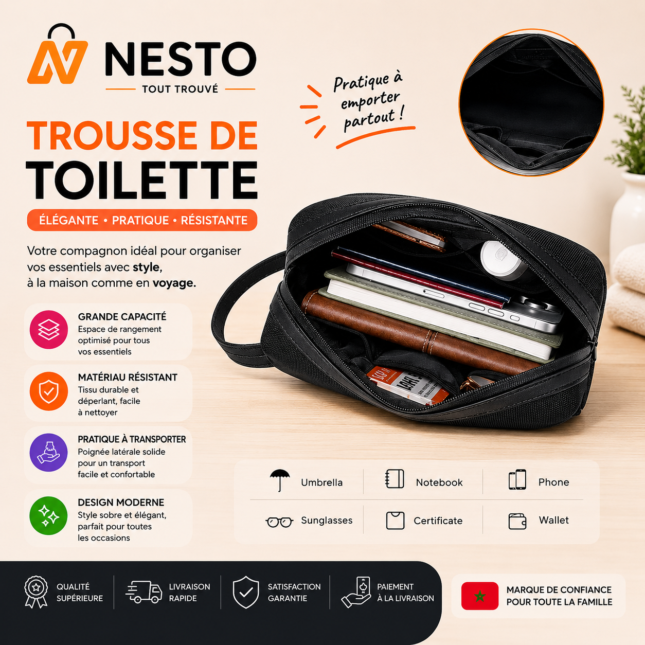 Sacoche Business Arctic Hunter K00677 – Élégante, Pratique & Professionnelle