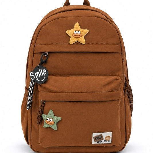 🎒 Sac à Dos Scolaire Tendance – Design Étoile & Grande Capacité