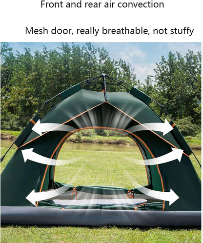 Tente de Camping 2 à 4 Personnes – Double Couche, Imperméable & Ultra Légère