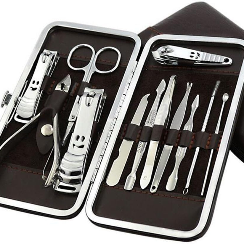 Set Manucure Pédicure 12 en 1 BinKe – Coupe-Ongles Inox