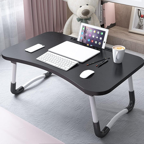 💻 Table de Lit Pliante Multifonction – Support pour Ordinateur Portable, Étude &amp; Petit-Déjeuner