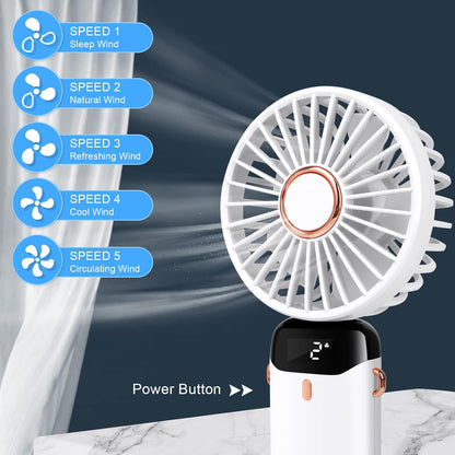 Mini Ventilateur Portable à Main – Pliable et Rechargeable USB