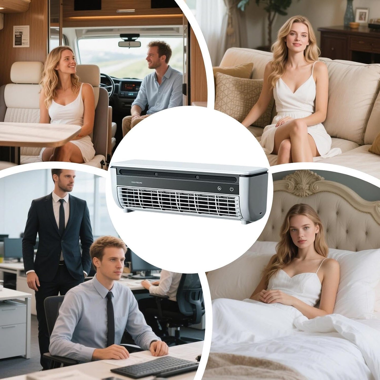 Climatiseur Mural Portable Sans Fil – Refroidissement Rapide