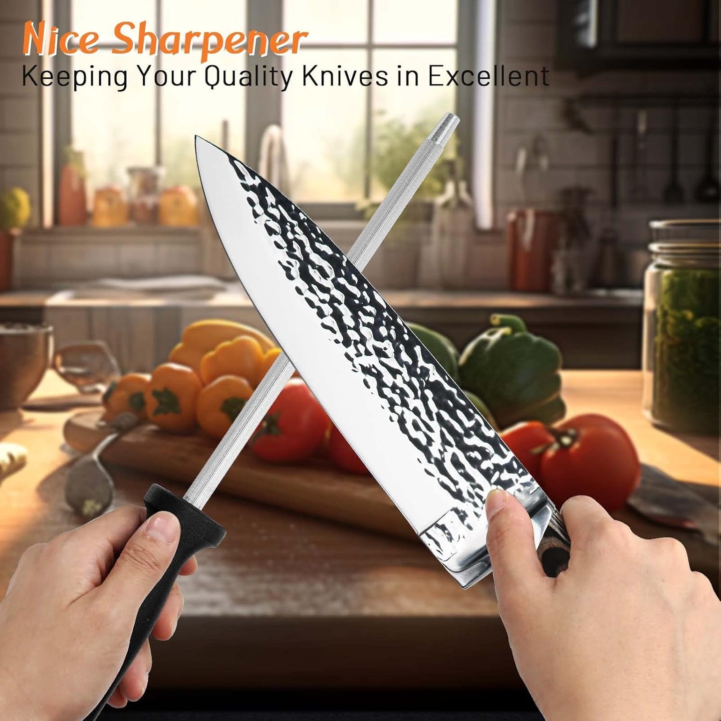 Japonaise Kitchen Knife Set  Precision and Elegance for Chefs