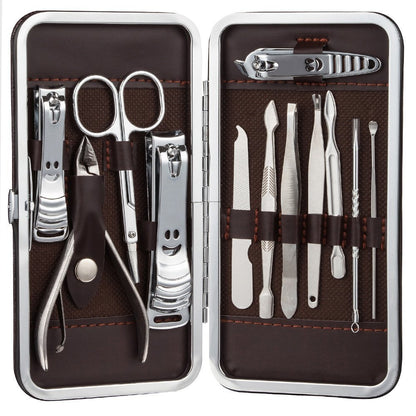 Set Manucure Pédicure 12 en 1 BinKe – Coupe-Ongles Inox