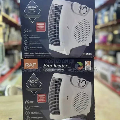 Chauffage Soufflant Électrique 2000W avec Thermostat Réglable
