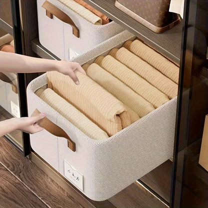 6 Boîte 🧺 de Rangement Vêtements avec Couvercle – Gain de Place🧥
