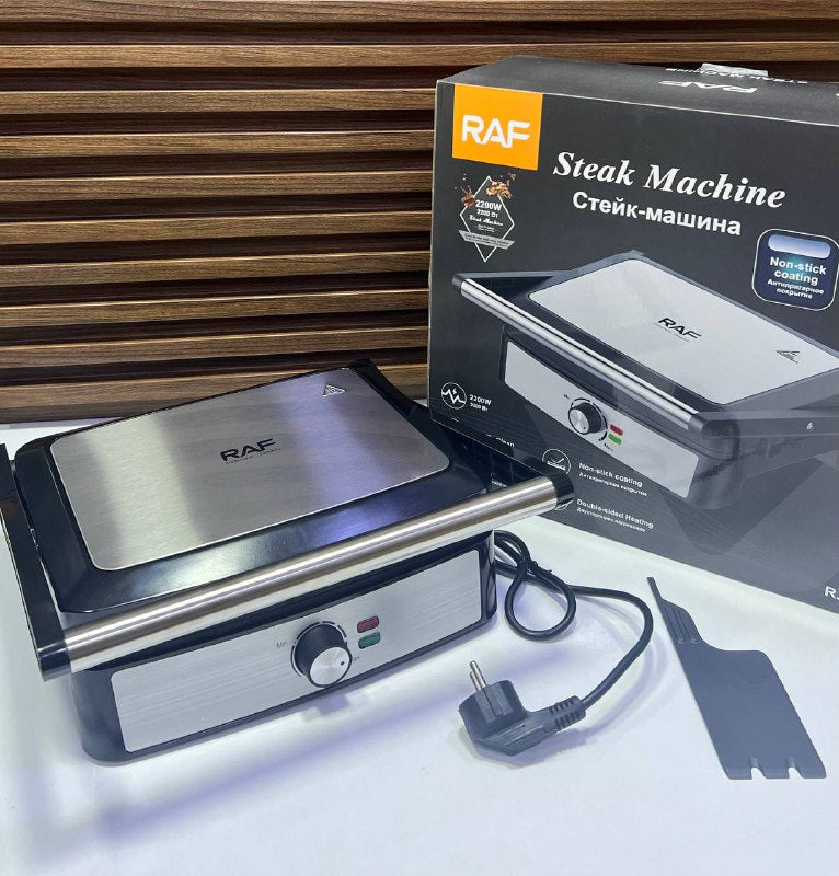 Grill Électrique Puissant RAF – Steaks, Paninis et Légumes NESTO.MA MAROC