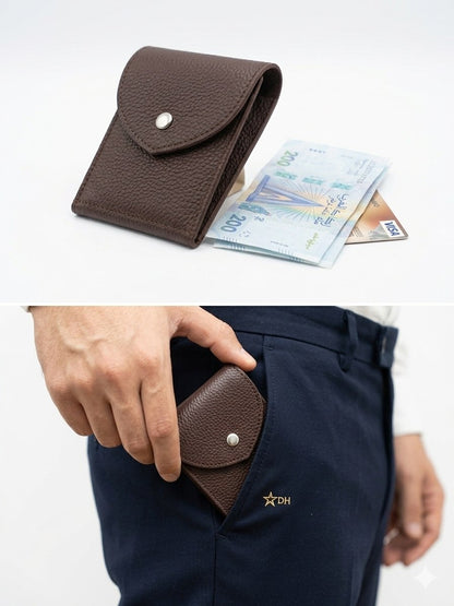 Portefeuille en Cuir Véritable pour Homme - Élégance et Durabilité