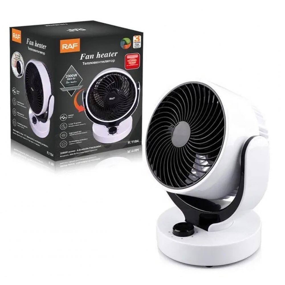 Chauffage Soufflant Céramique Oscillant 2000W avec Thermostat