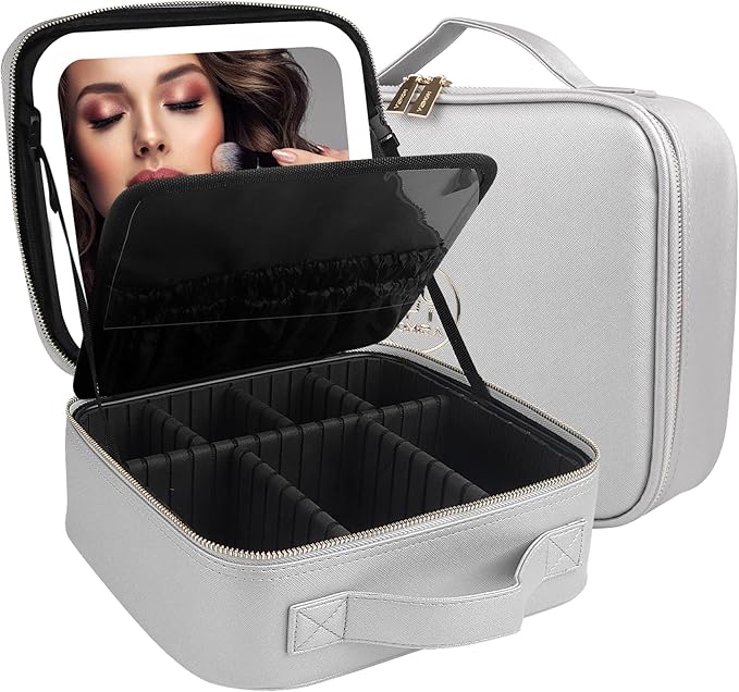 Sac Vanity avec Miroir Lumineux – Organisation et Style NESTO MAROC
