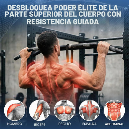 💪 Bandes d’Assistance pour Tractions – 4 Bandes de Résistance avec Poignées