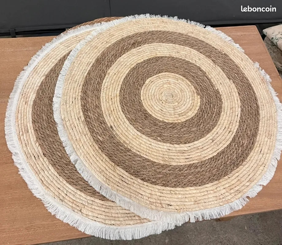 Un tapis rond au charme naturel et chaleureux 1.20 CM