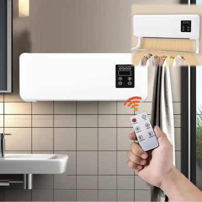 Radiateur Soufflant Mural avec Télécommande – Air Chaud & Air Frais