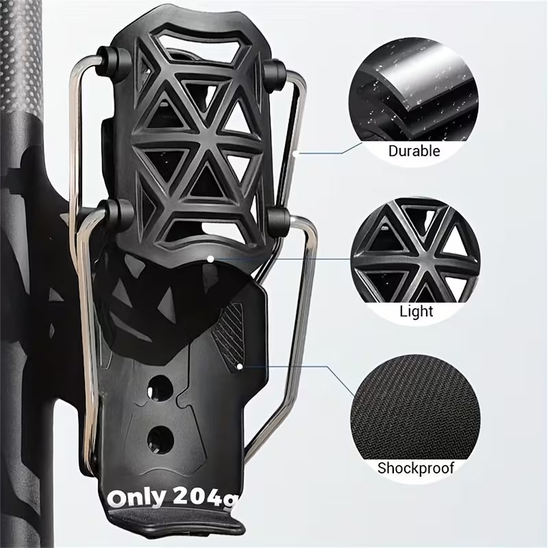 🚴 Support Porte-Bouteille Moto & Vélo – Serrage Automatique 360°