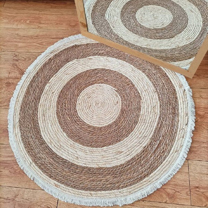 Un tapis rond au charme naturel et chaleureux 1.20 CM