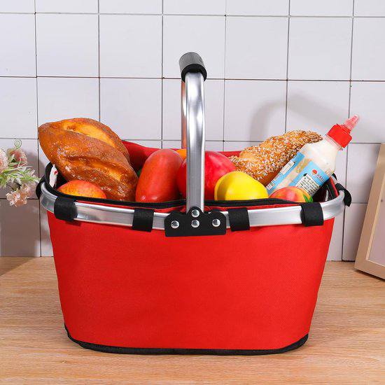 Panier Isotherme Pliable Grande Capacité avec Couvercle