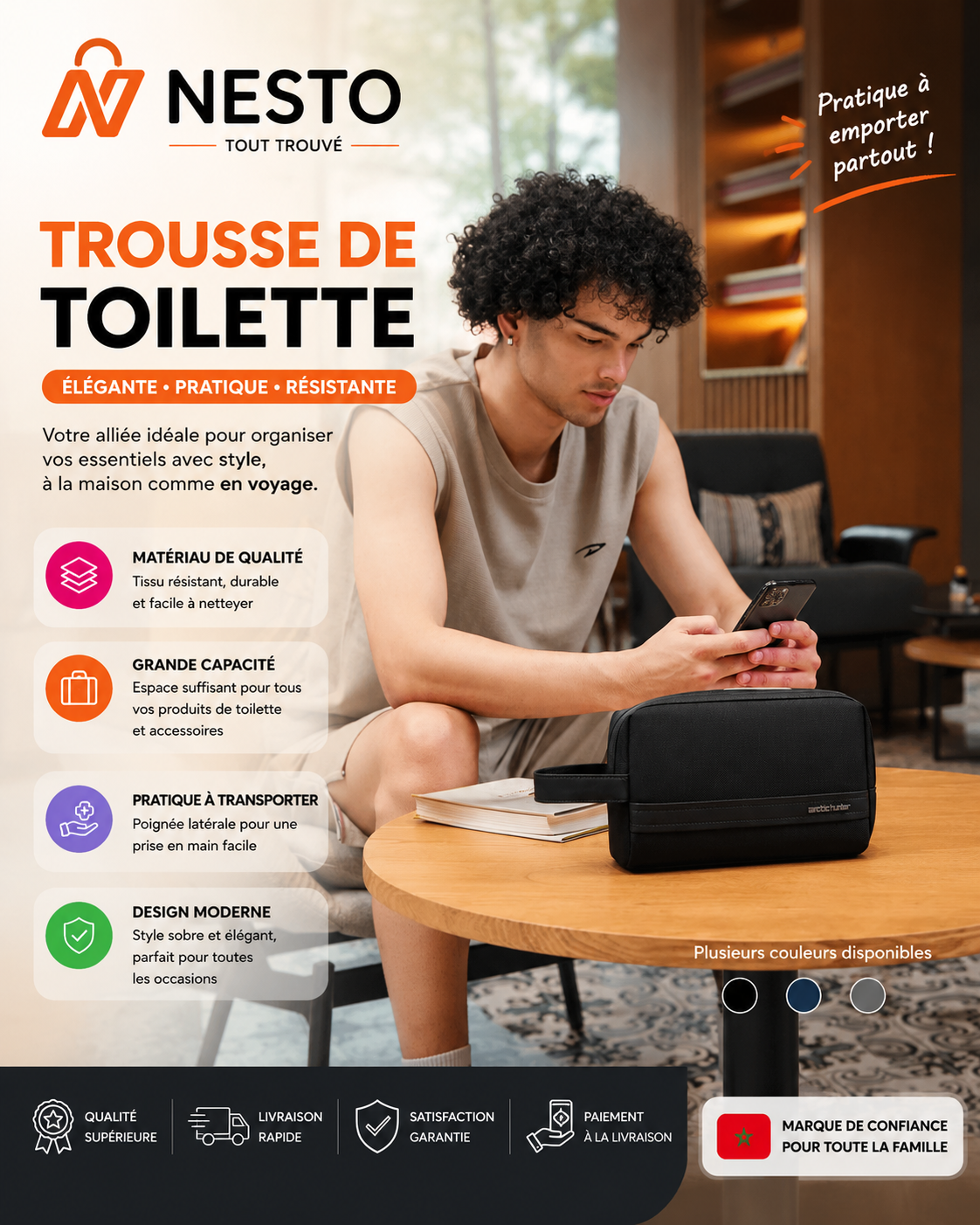 Sacoche Business Arctic Hunter K00677 – Élégante, Pratique & Professionnelle