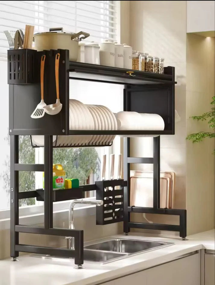 Égouttoir Surélevé Grande Capacité – Cuisine Propre et Ordonnée