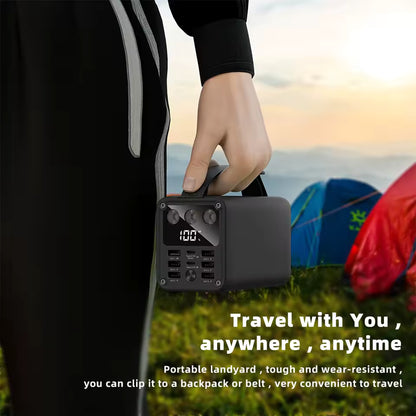 batterie externe 60000mAh, power bank haute capacité, charge rapide USB-C, batterie portable avec écran LCD, batterie de secours voyage, powerbank PD 3.0 MESTO.MA