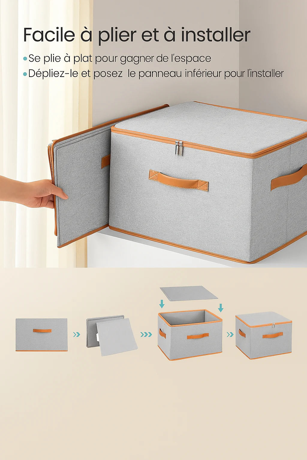 Boîte de Rangement avec Couvercle