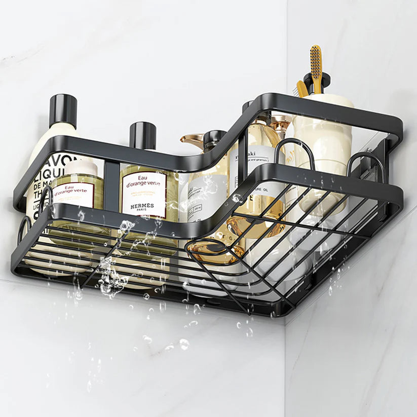 NESTO🍁Organisateur Mural en Métal pour Salle de Bain — Pack de 5