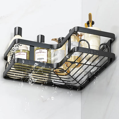 NESTO🍁Organisateur Mural en Métal pour Salle de Bain — Pack de 5