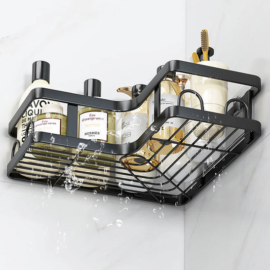 NESTO🍁Organisateur Mural en Métal pour Salle de Bain — Pack de 5