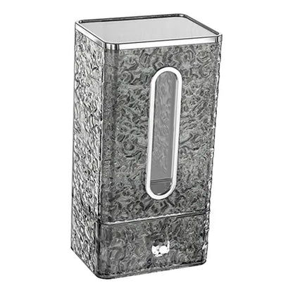 Boit mouchoir Papier pour sanitaires, recouvert sans perforation transparent