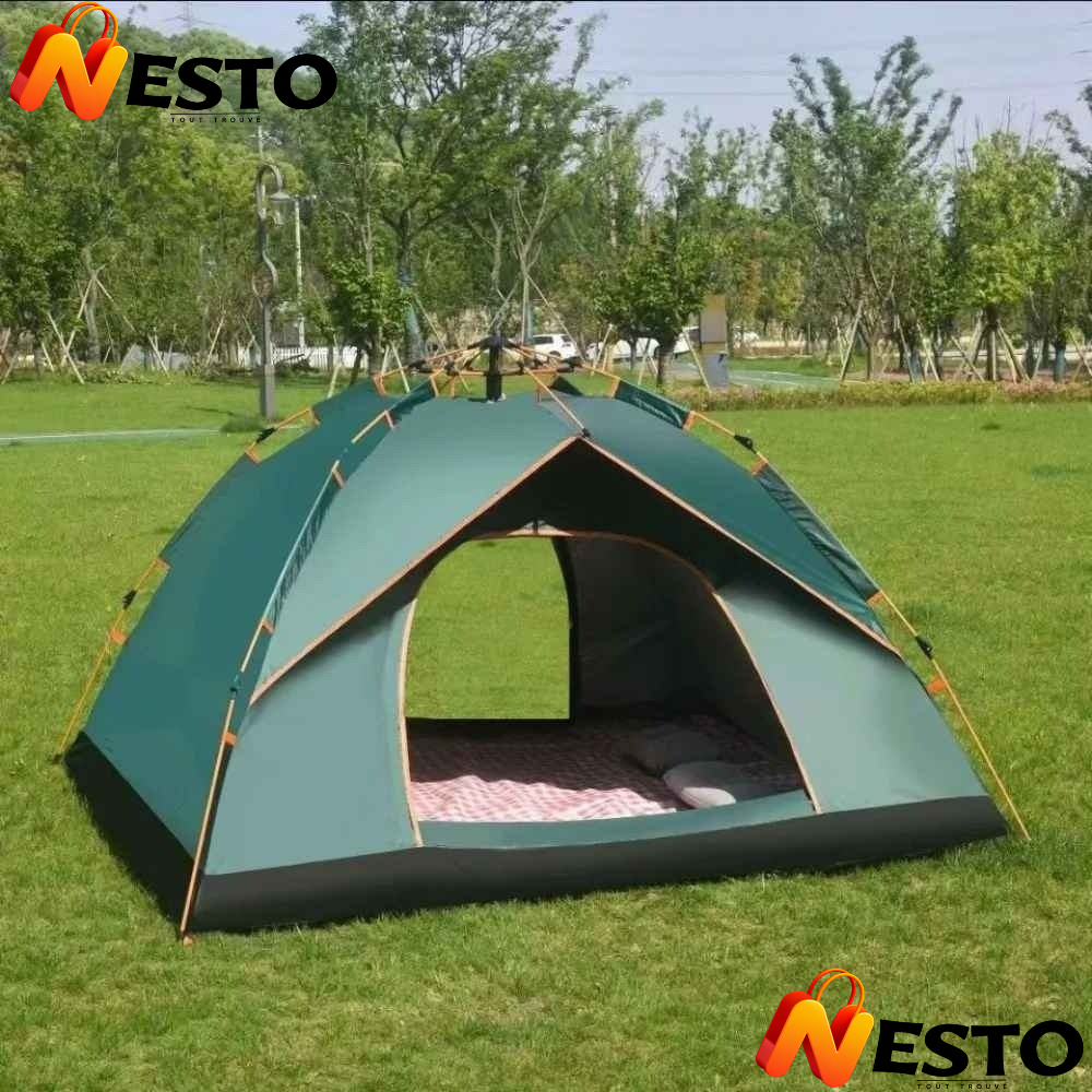 Tente de Camping 2 à 4 Personnes – Double Couche, Imperméable & Ultra Légère