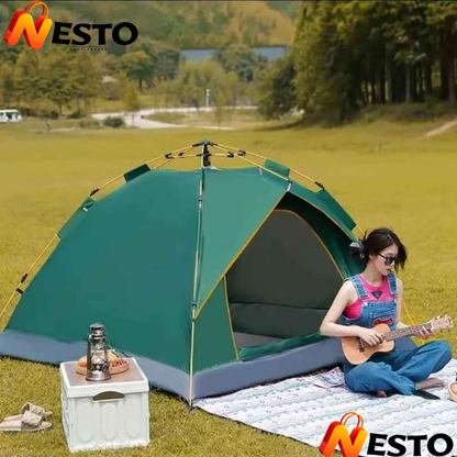 Tente de Camping 2 à 4 Personnes – Double Couche, Imperméable & Ultra Légère