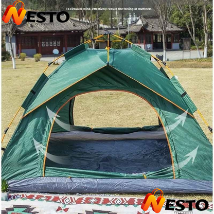 Tente de Camping 2 à 4 Personnes – Double Couche, Imperméable & Ultra Légère