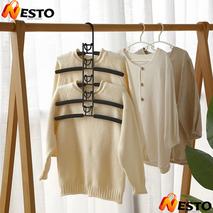 👕 Cintre 5 Étages Superposé – Gain de Place & Organisation du Dressing