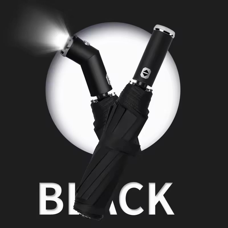 NESTO✨Parapluie LED de Sécurité, Coupe-Vent